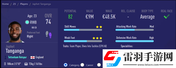 fifa23中場妖人有什么好的
