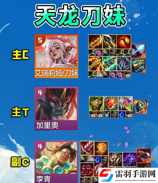 金鏟鏟之戰(zhàn)S11刀妹上分陣容推薦