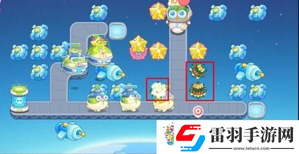 保衛(wèi)蘿卜4太空穿越第26關(guān)怎么過