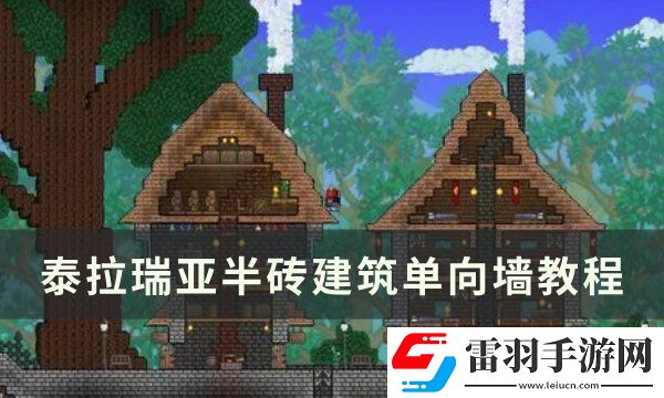 泰拉瑞亞怎么做單向墻