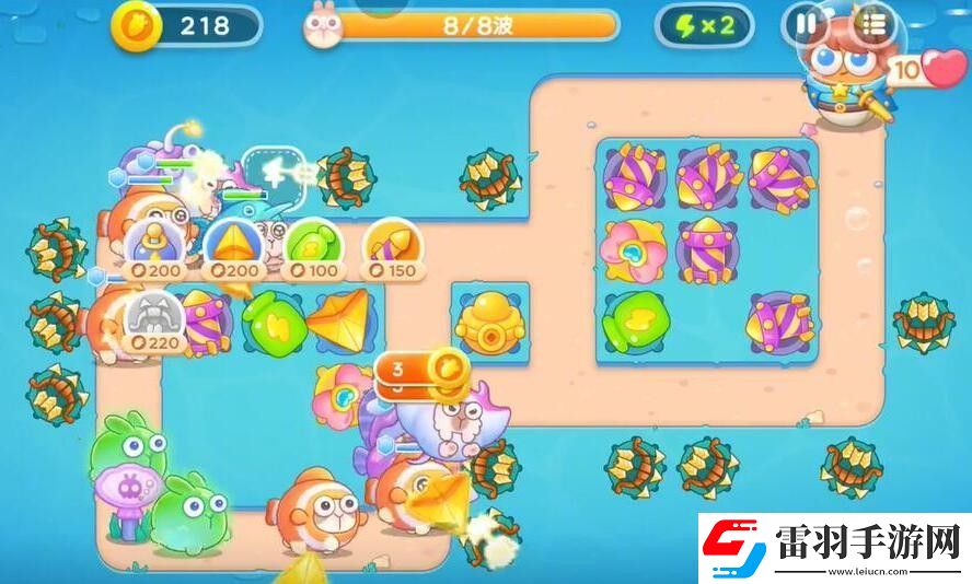 保衛(wèi)蘿卜4海的閨女第102關怎么過