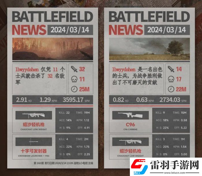 戰(zhàn)地風(fēng)云1支援兵武器怎么選