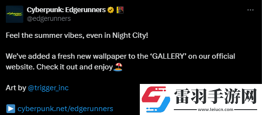夜之城的夏日氣息！露西、麗貝卡清涼泳裝壁紙釋出