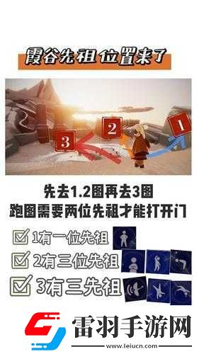 光遇霞谷雙子先祖位置