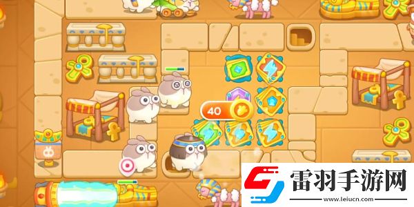保衛(wèi)蘿卜4法老歸來第40關(guān)攻略
