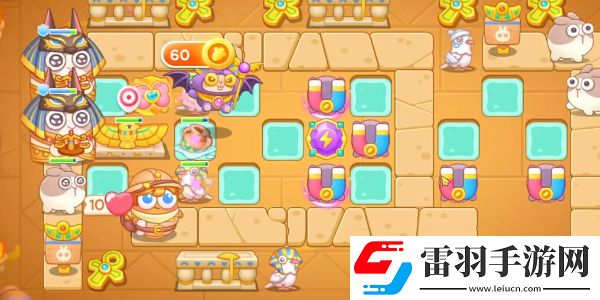 保衛(wèi)蘿卜4法老歸來第57關(guān)攻略