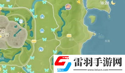 心動小鎮(zhèn)翠葉紅頸鳳蝶刷新點一覽