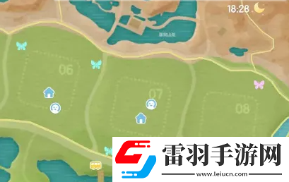 心動小鎮(zhèn)翠葉紅頸鳳蝶刷新點一覽