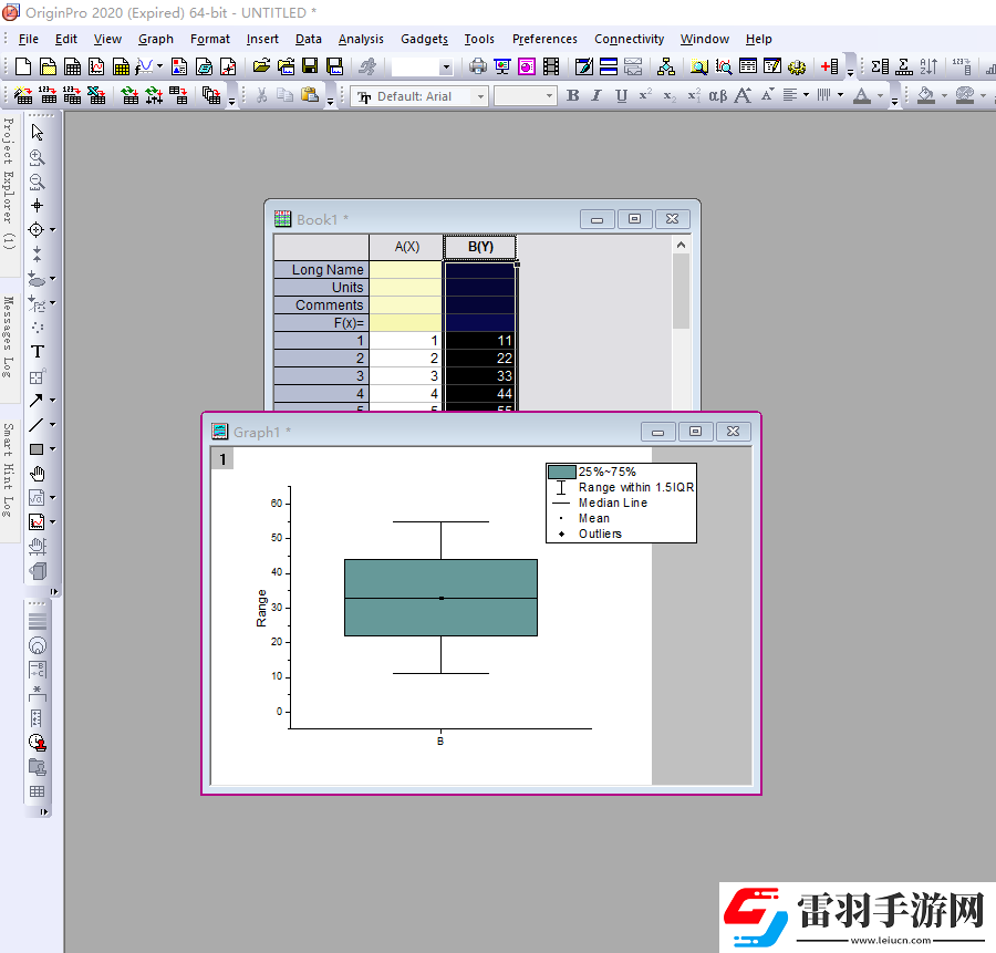 OriginPro里面如何加框圖