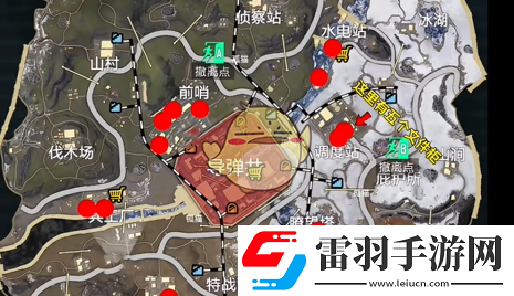 和平精英地鐵逃生冰河禁區(qū)神秘打野點(diǎn)在哪