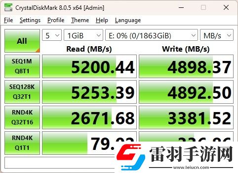 西部數(shù)據(jù)WDBlue?SN5000NVMe固態(tài)硬盤2TB評測