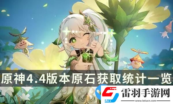 原神4.4能拿多少原石