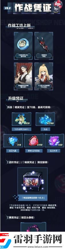 崩壞3作戰(zhàn)憑證6.9版本有哪些獎(jiǎng)勵(lì)