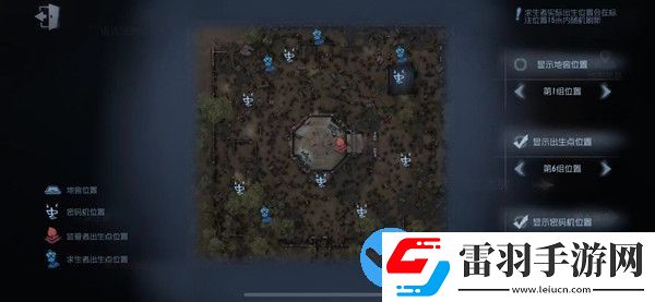 第五人格圣心醫(yī)院出生點(diǎn)位置最新版